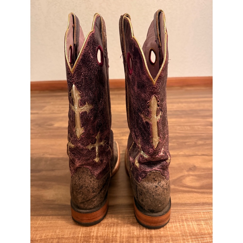 Womens Square Toe Ariat Boots - Picture 3 of 10